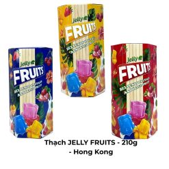 Thạch JELLY FRUITS - 210g - Hong Kong