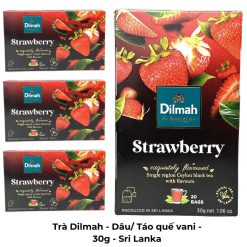 Trà Dilmah - Dâu_ Táo quế vani - 30g - Sri Lanka