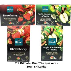 Trà Dilmah - Dâu_ Táo quế vani - 30g - Sri Lanka
