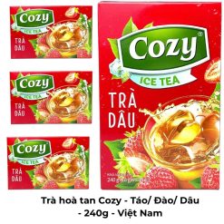 Trà hoà tan Cozy - Táo_ Đào_ Dâu - 240g - Việt Nam