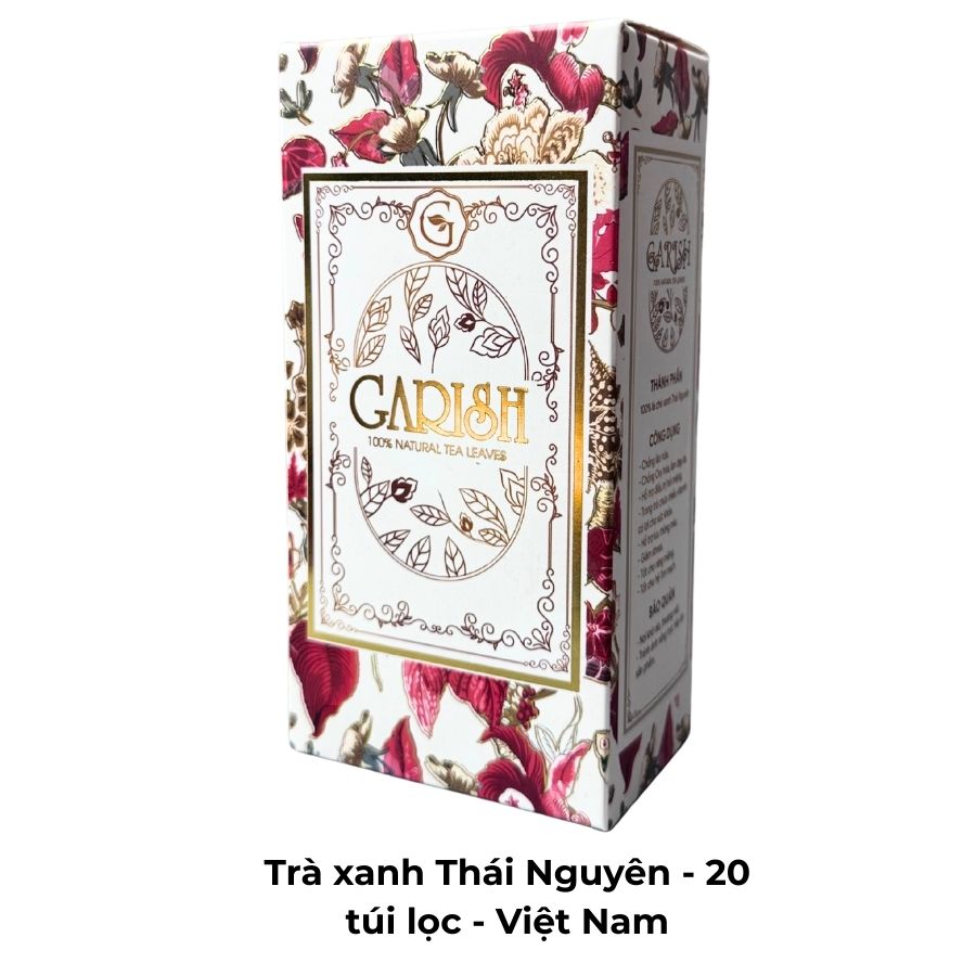 Trà xanh Thái Nguyên - 20 túi lọc - Việt Nam